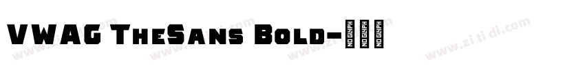 VWAG TheSans Bold字体转换